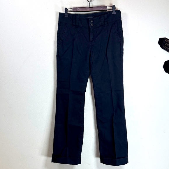 (R1)Banana Republic vintage 2000s low-rise wide-leg pants,women's size 6 stretch - Picture 1 of 16
